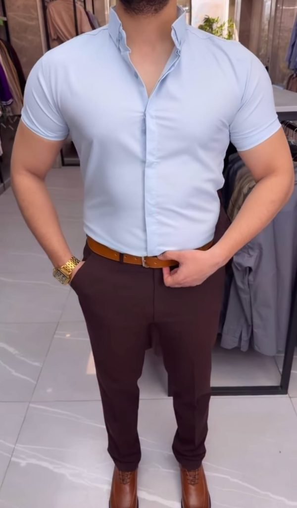 Sky Blue Half Sleeve Shirt Combo - Premium Quality at ₹149 | Free Shipping