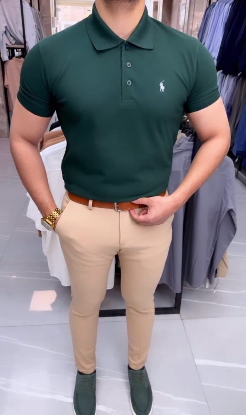 Bottle Green Polo T-Shirt Combo - Premium Quality at ₹149
