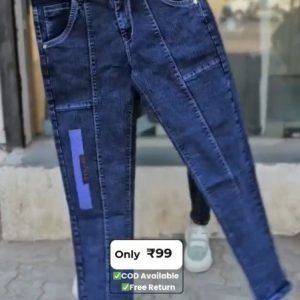 Premium Indigo Denim Pants for Men - Everyday Comfort & Style